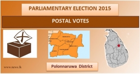 Postal Votes– Polonnaruwa District