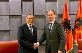 Ambassador Pelpola presents Credentials in Albania