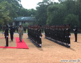 Wanni Troops Warmly Welcome Commander during His Formal Visit