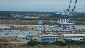 Oil bunkering at Hambantota port