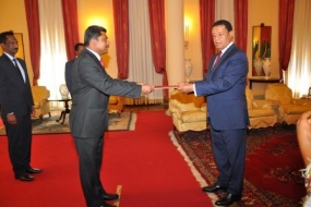 Sri Lanka’s first resident Ambassador to Ethiopia Presents Credentials