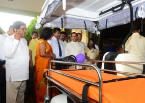 Seven units worth Rs. 300 million for Ampara hospital