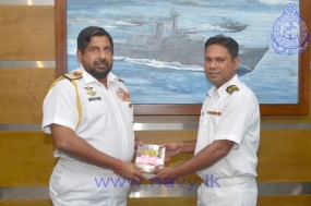 *The Monastic Tradition of Sri Lanka* book presents to Navy Commander