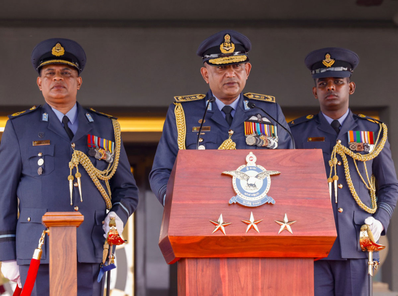 Air Marshal Bandu Edirisinghe assumes duties as the 20th Commander of the Sri Lanka Air Force 
