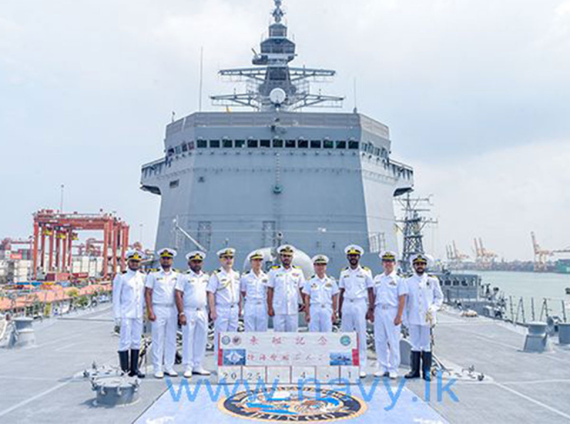 Duo of JMSDF ships arrive in Colombo