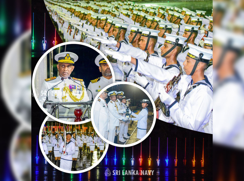 Four hundred and nineteen (419) recruits pass out through the portals of SLNS Shiksha