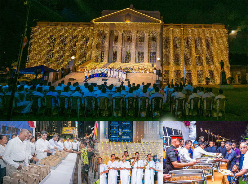 “Vesak Bhakti Gee Saraniya” Commences at the Presidential Secretariat Premises