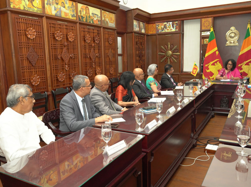 Newly Appointed Sri Lankan Diplomats call a courtesy on the Prime Minister