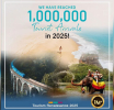 Foreign Tourist Arrivals Cross 1 Million in Record Time