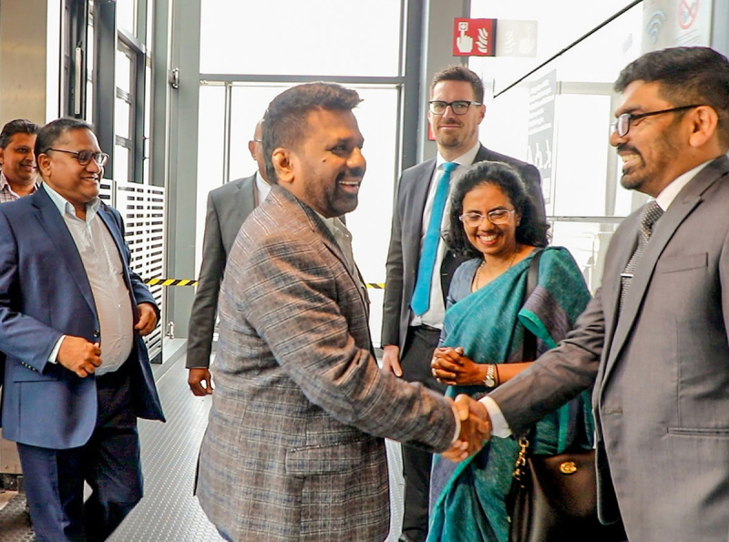 President Arrives in Germany
