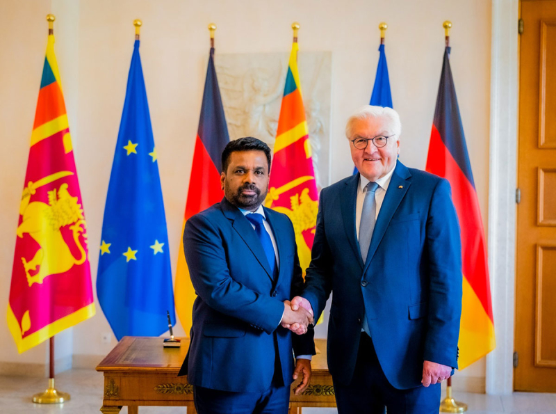 President Meets His German Counterpart in Berlin