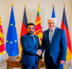 President Meets His German Counterpart in Berlin