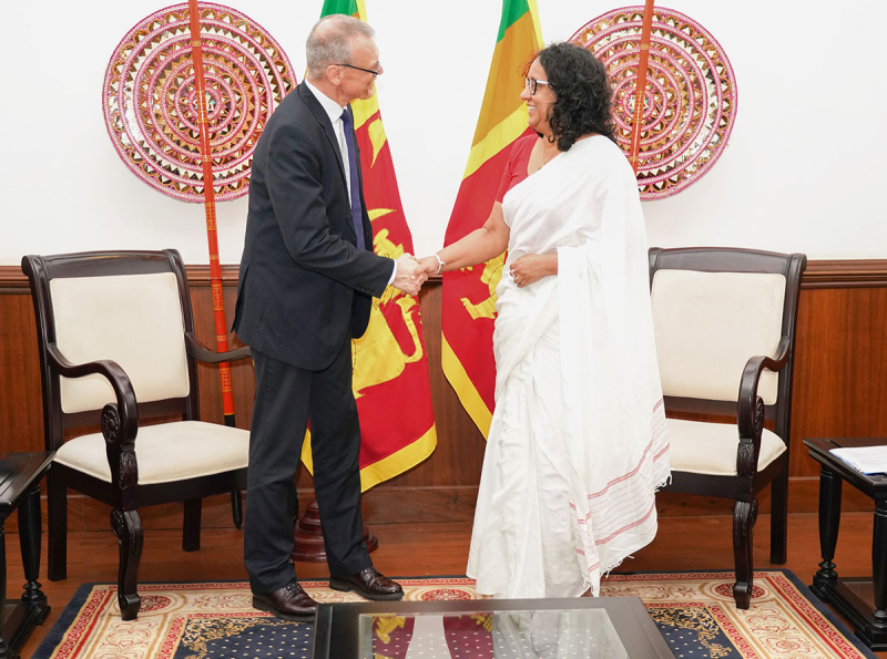 Ambassador of France Pays Courtesy Call on Prime Minister Dr. Harini Amarasuriya