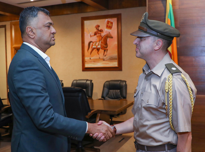 Newly Appointed US Defence Attaché Meets Defence Secretary