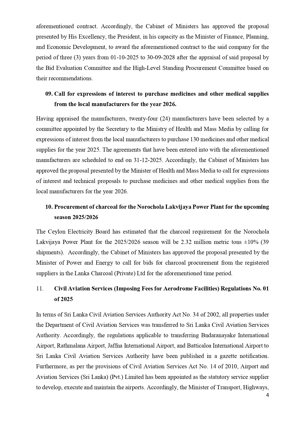 Cabinet Decisions on 21.07.2025 E page 0004