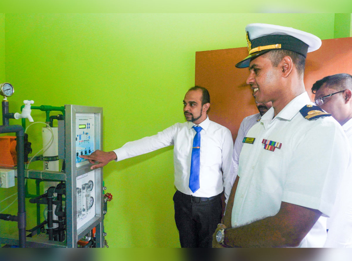 Navy delivers freshwater lifeline to Anuradhapura villages with 03 RO plants 