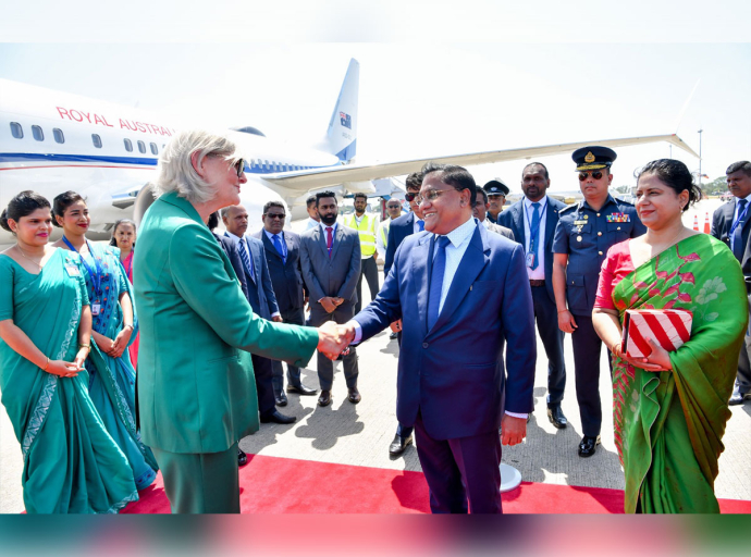 Governor-General of Australia Samantha Joy Mostyn Arrives in Sri Lanka