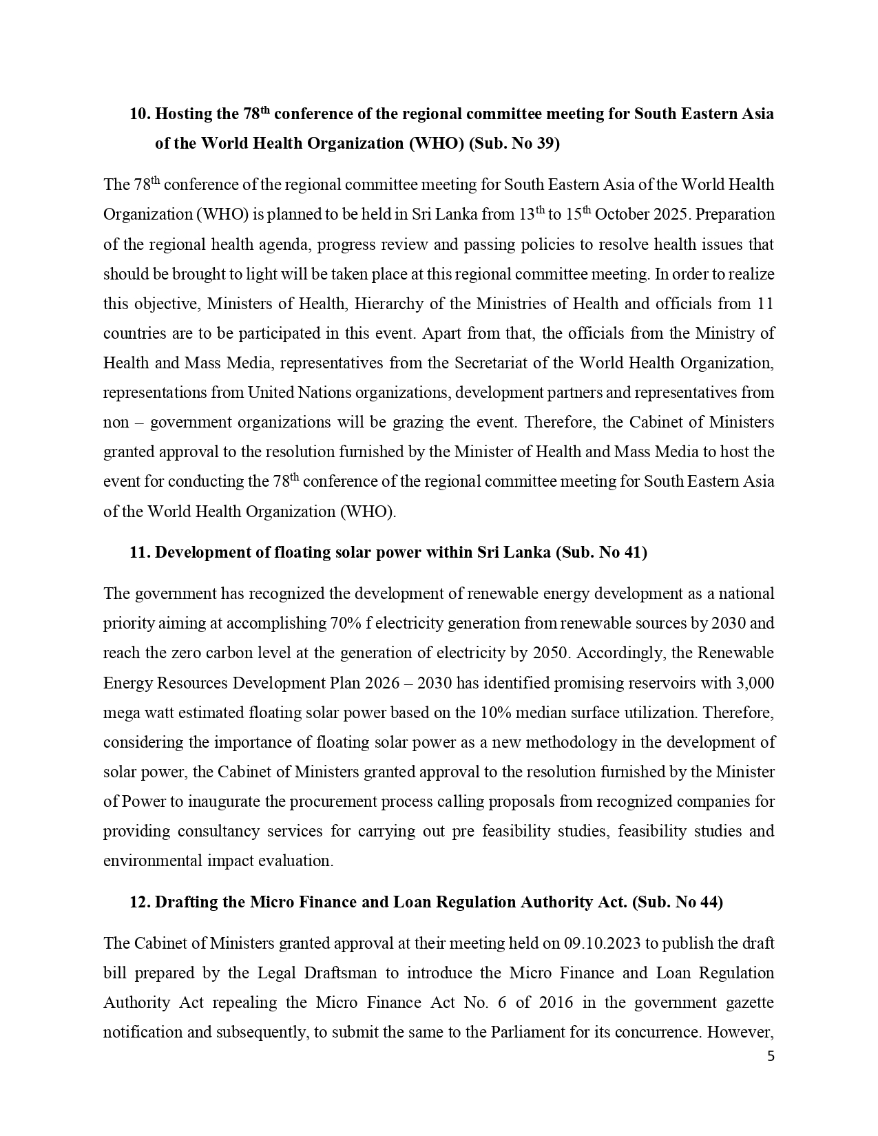 Cabinet Decisions on 11.08.2025 E page 0005