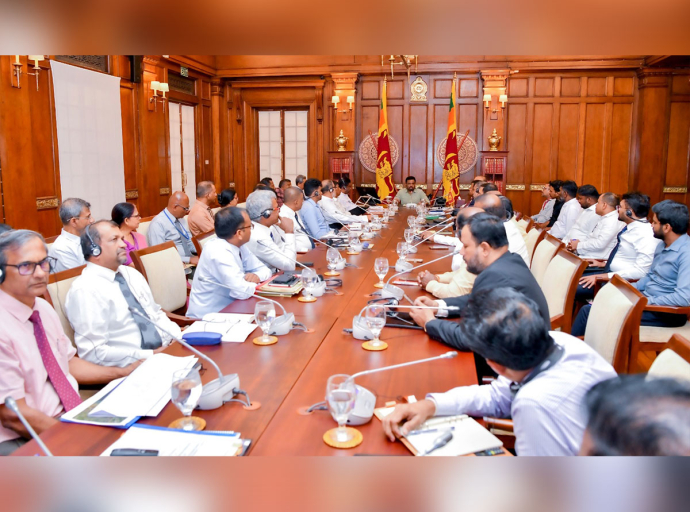 Discussion on the Mannar Wind Power Project at the Presidential Secretariat