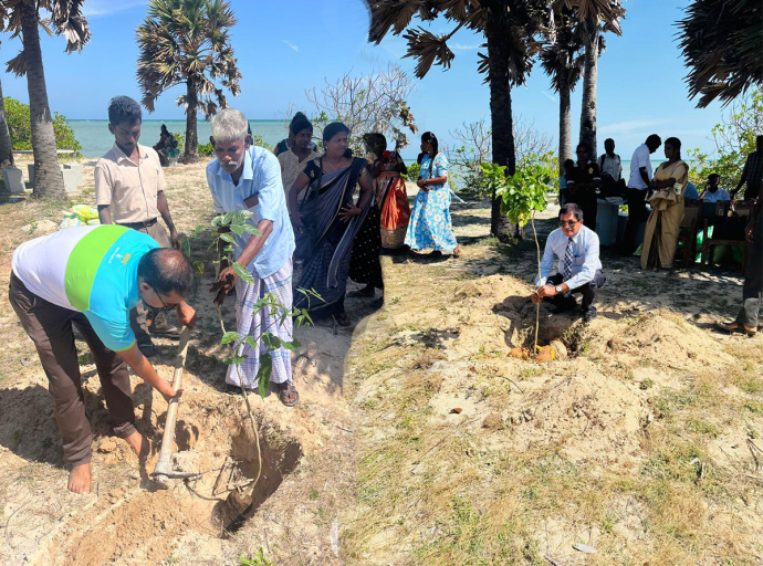 Coastal Leisure Park Development in the North under “Clean Sri Lanka” 