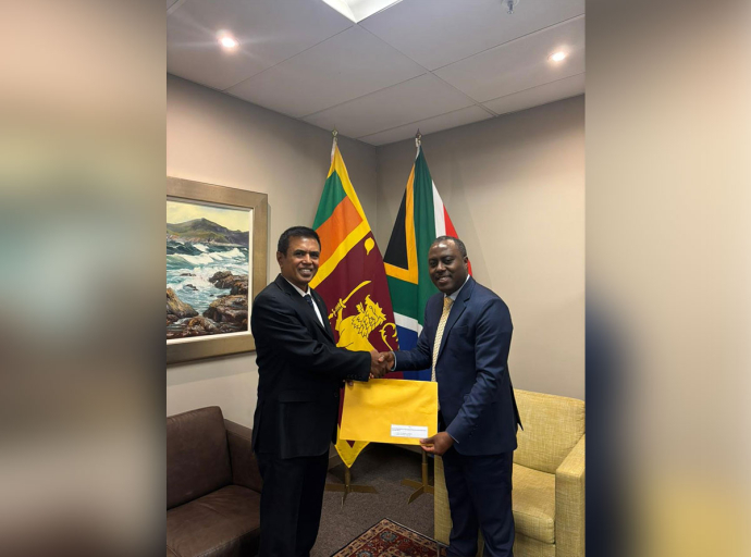 Air Chief Marshal Udeni Rajapaksa (Retd.) assumes Duties as the High Commissioner of Sri Lanka to South Africa