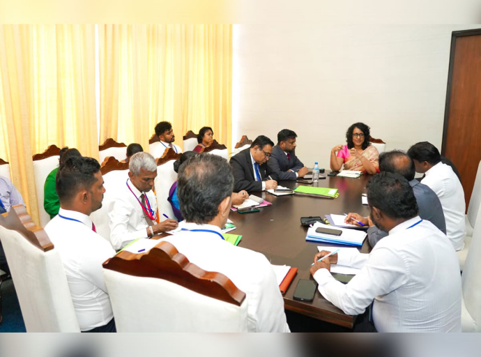 A Discussion held on ways to promote school sports by Ministry of Education and Ministry of Sports and youth Affairs with the Prime Minister