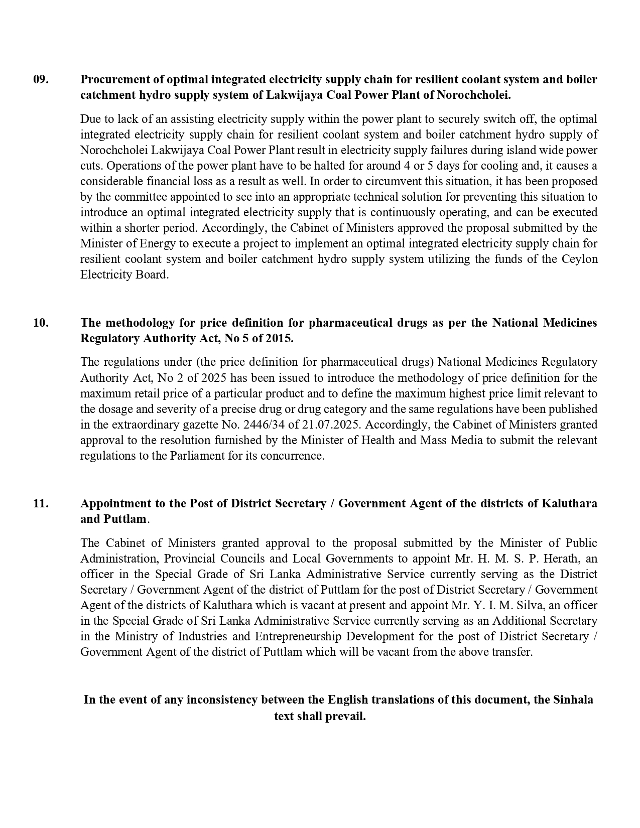 Cabinet Decisions on 25.08.2025 E page 0004