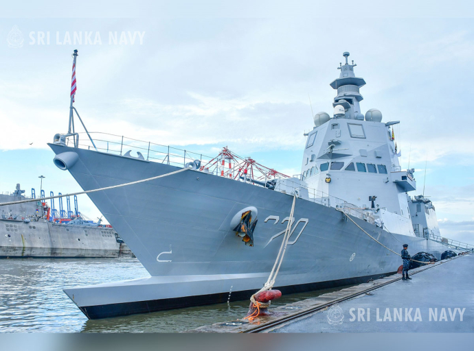 Indonesian Naval Ship KRI BRAWIJAYA-320 calls Port of Colombo