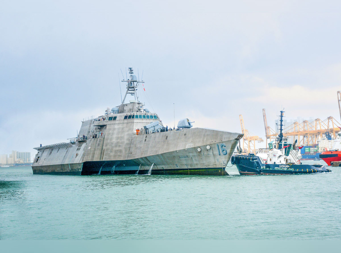 USS Tulsa arrives in Colombo