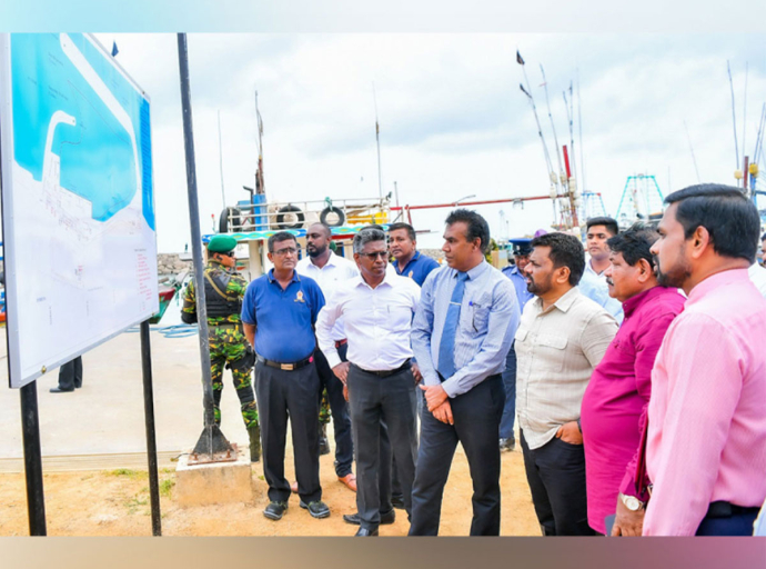 Third Phase of Development of the Myliddy Fisheries Harbour in Jaffna Commences under the President’s Patronage 