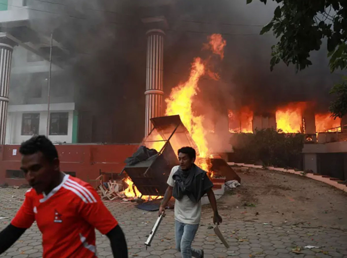 Government buildings vandalised across Nepal
