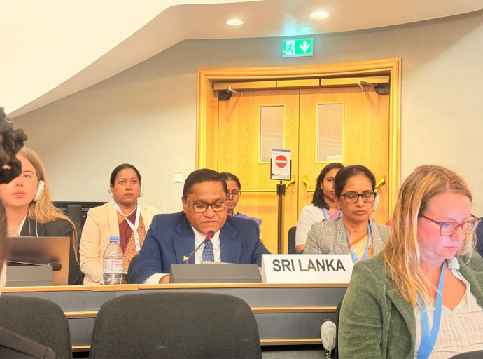 Foreign Minister Vijitha Herath Addresses 60th Session of the UN Human Rights Council