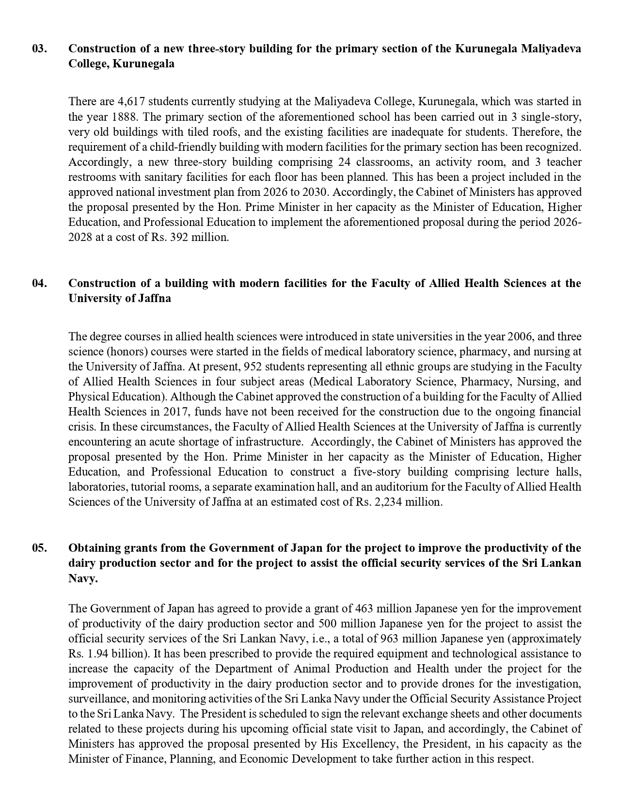 Cabinet Decision on 15.09.2025 Engllish page 0002