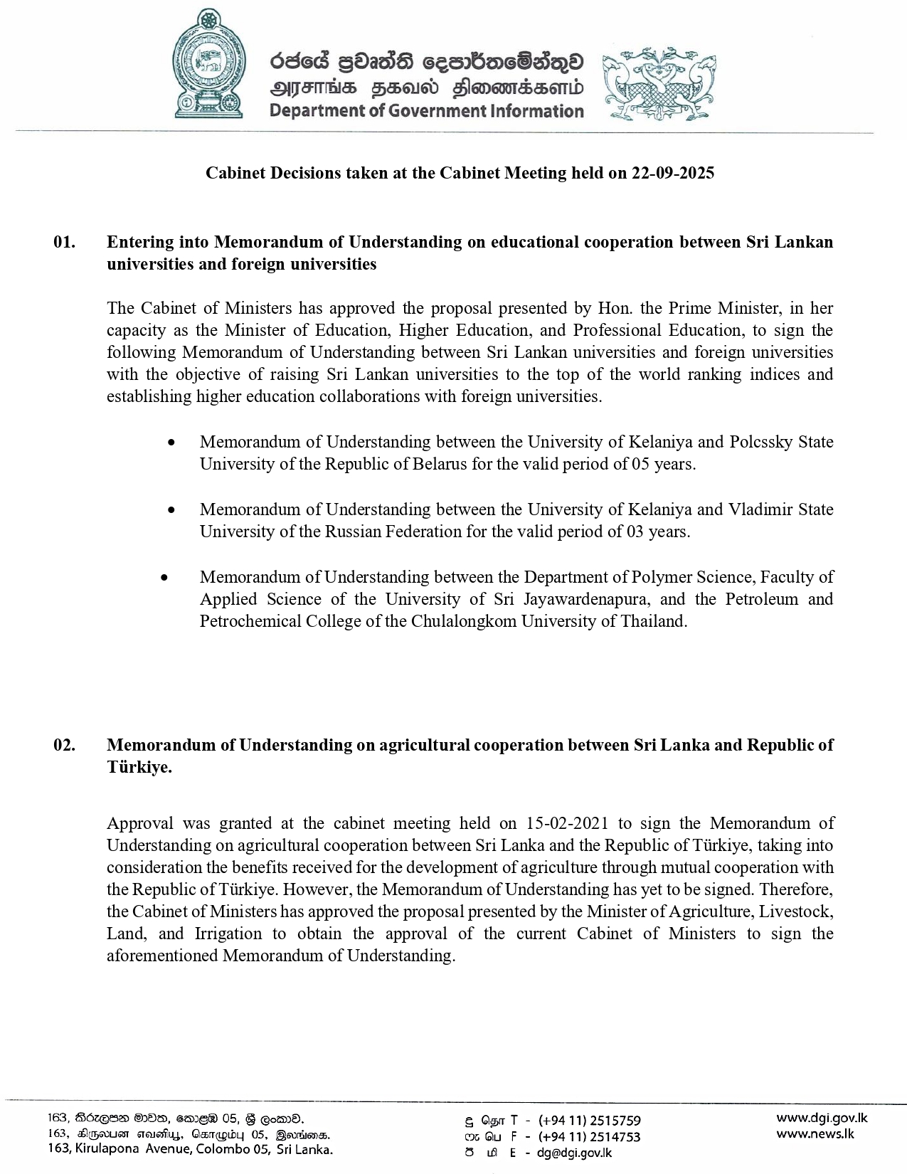 Cabinet Decision on 22.09.2025 English page 0001
