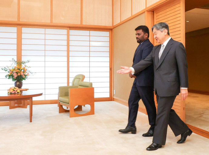 President meets Emperor Naruhito of Japan