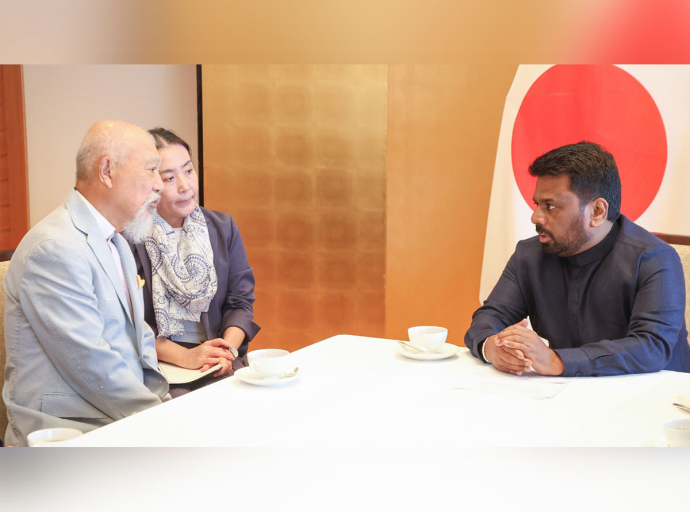 President Meets Founding Chairman of Nippon Foundation