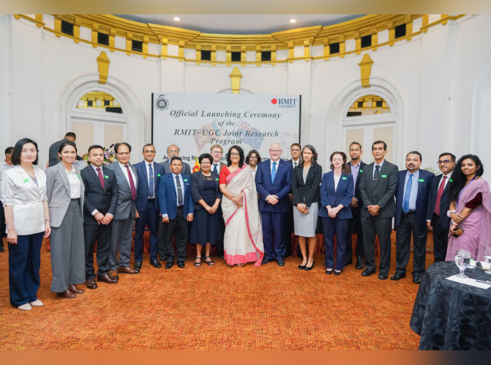 The Prime Minister  participated in the official Launching Ceremony of the RMIT-UGC joint research program