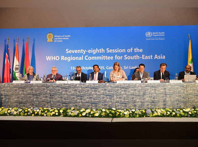 WHO’s 78th South-East Asia Regional Committee session begins in Colombo 
