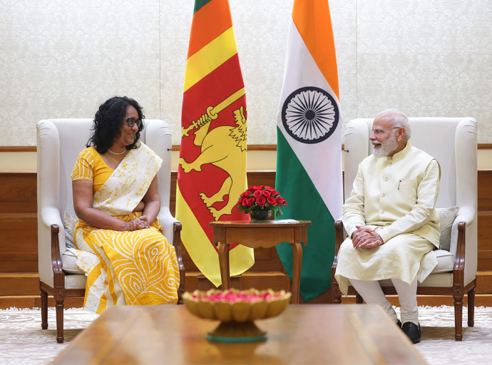 Prime Minister Dr Harini Amarasuriya meets Prime Minister of India Shri Narendra Modi in New Delhi