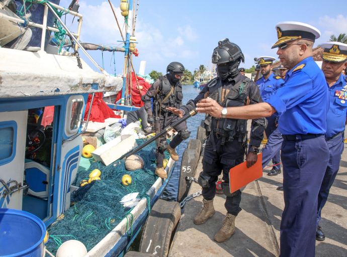 Six Arrested with Over 335kg of Heroin and Ice in Major Naval Drug Bust