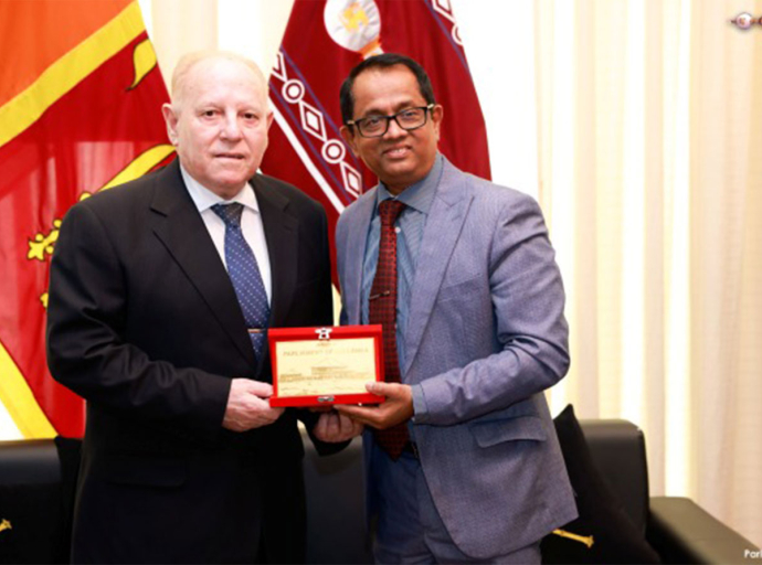 Cuban Ambassador Pays Farewell Call on the Speaker of the Sri Lankan Parliament