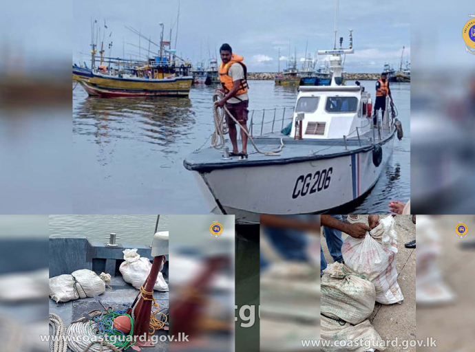 Coast Guard Seizes Narcotics Worth Over Rs. 703 Million