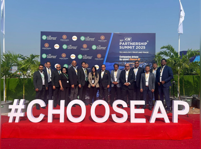 Sri Lankan Delegation Participates in CII Partnership Summit 2025 in Visakhapatnam, Andhra Pradesh