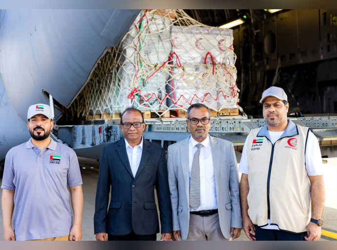UAE Relief Mission Lands in Sri Lanka with Essential Supplies