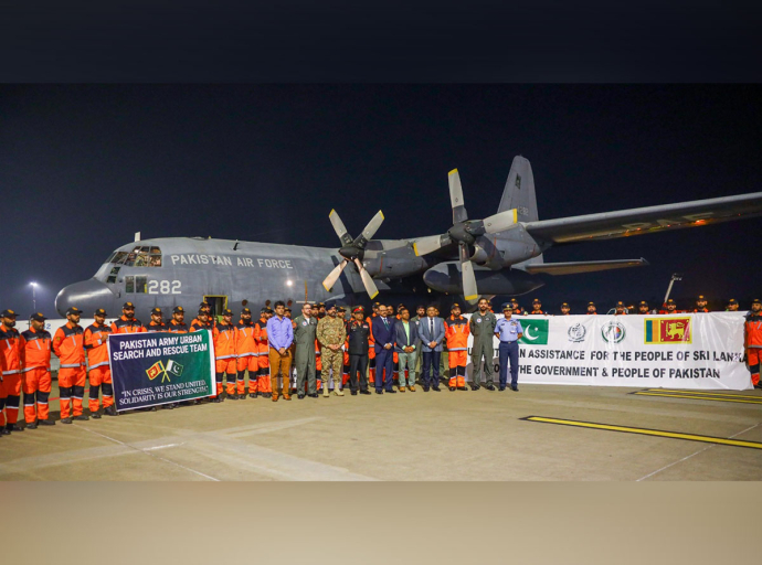 Pakistan Sends Fresh Relief Cargo and Elite Rescue Team to Sri Lanka