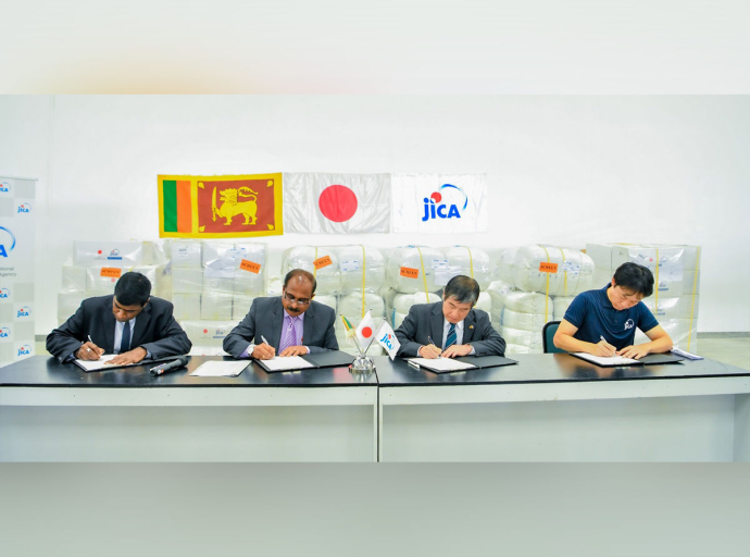 JICA Donates Essential Relief Supplies to Sri Lanka for Cyclone-Affected Regions