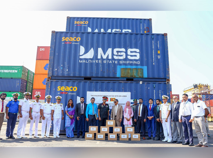 Maldives Donates Containers of Tuna to Sri Lanka
