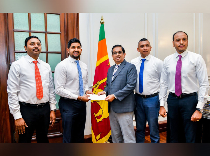 Rs. 20 Million from Yaden Laboratories (Pvt) Ltd to the ‘Rebuilding Sri Lanka’ Fund