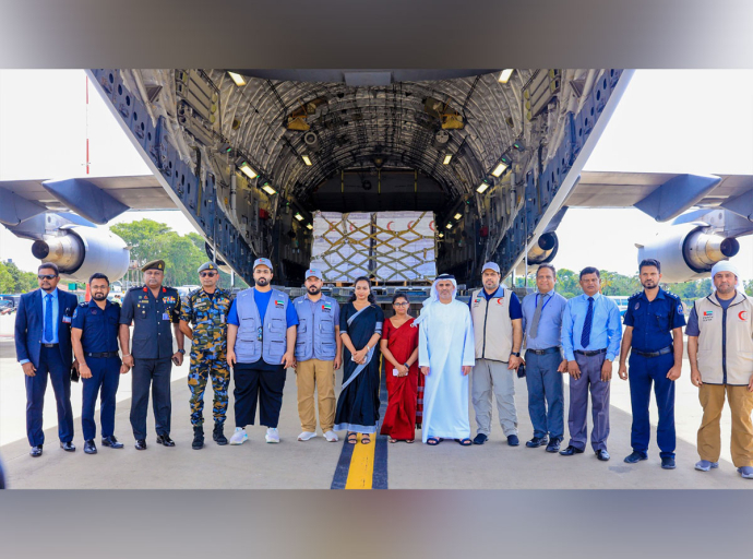 UAE Relief Cargo Arrives in Sri Lanka 