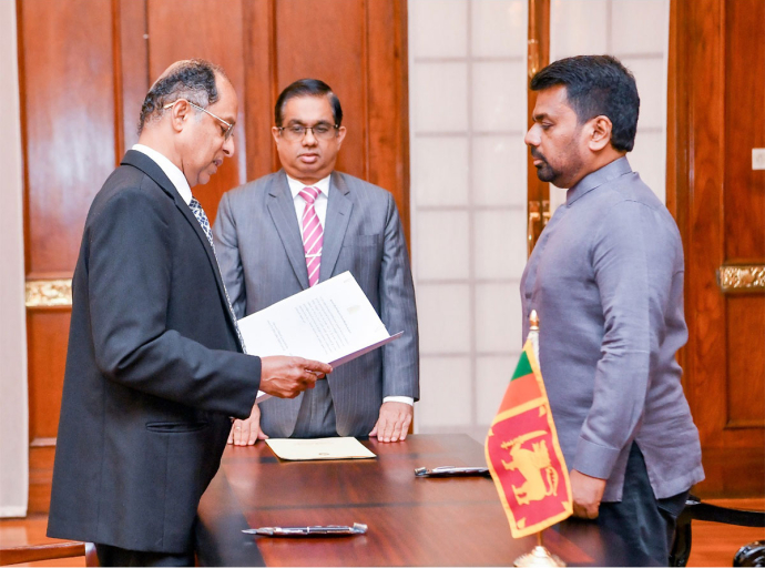 New Supreme Court Justice Sworn In Before the President